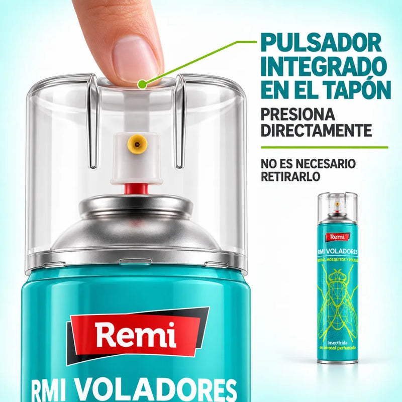 Insecticida en aerosol perfumado para combatir insectos voladores en el hogar contra moscas, mosquitos y polillas