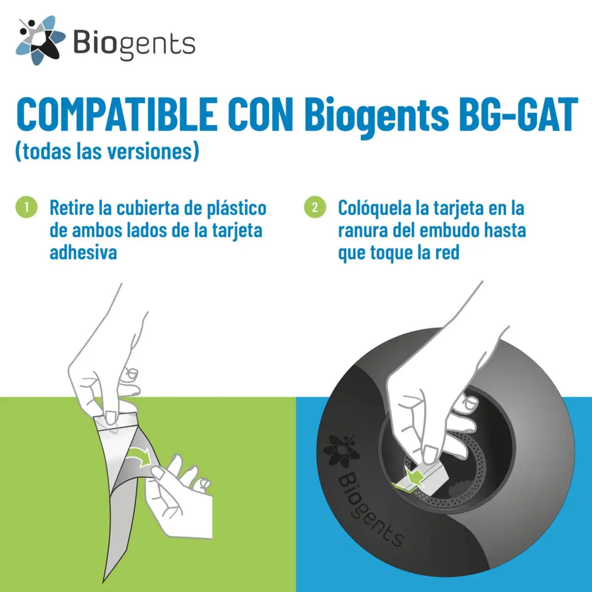 Pack 10 unidades recambios adhesivos para mantener la eficacia de la trampa BG-GAT