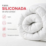 Relleno Nórdico Antiácaros y Antibacteriano RemiNordic Fibra Siliconada 300 g/m² Transpirable, Lavable y Certificado OEKO-TEX