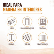 Gel Tratamiento Madera Carcoma y Termitas 400 ml Protector de Madera Listo para Usar en Interior