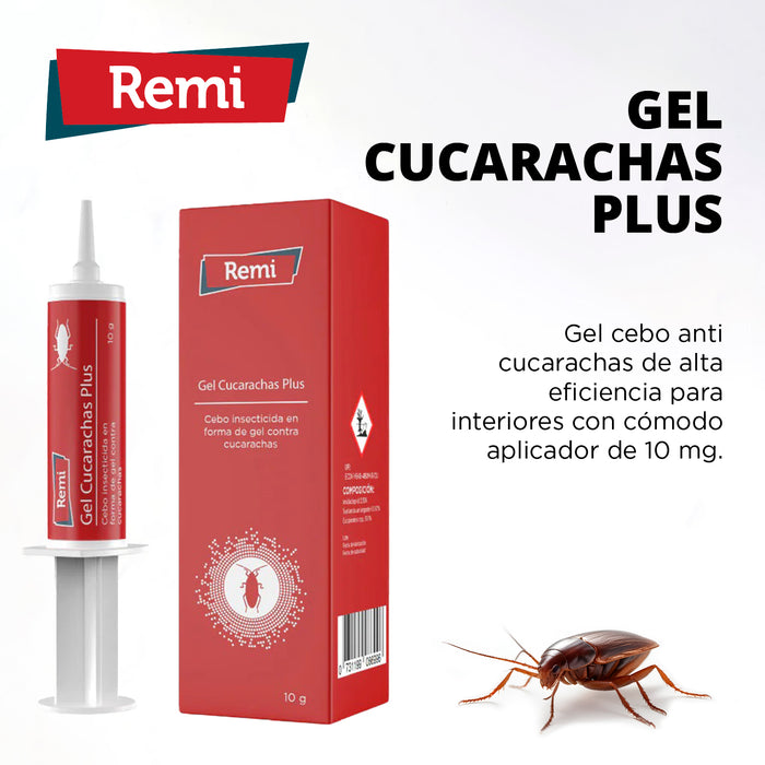 Gel inseticida para baratas 10 gr - Remi Hogar