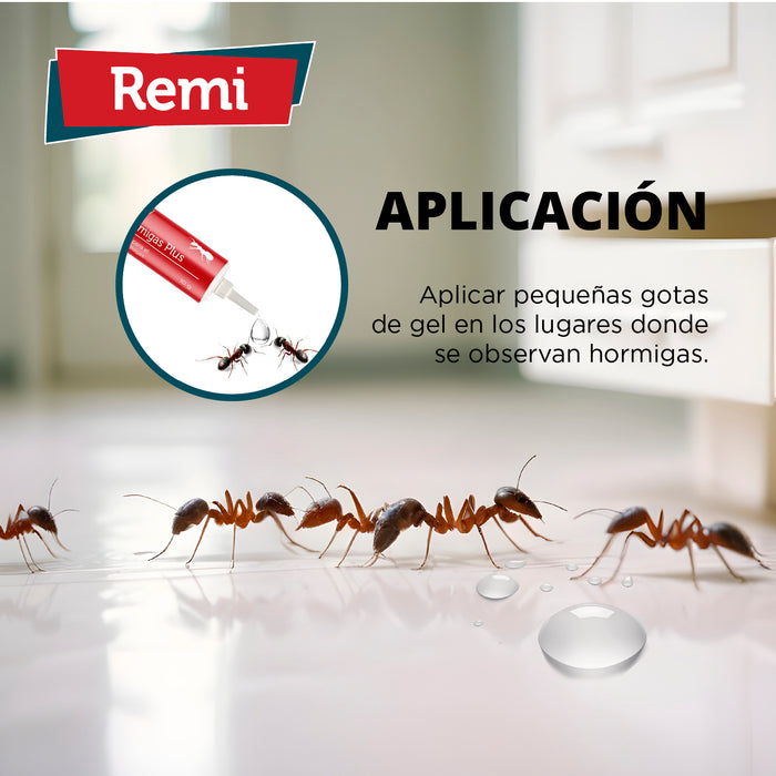 Gel inseticida Ants Plus 10 gr. - Remi Hogar