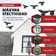 Pinchos AntiPalomas E - 40 Base Policarbonato (1 metro) - Remi Hogar