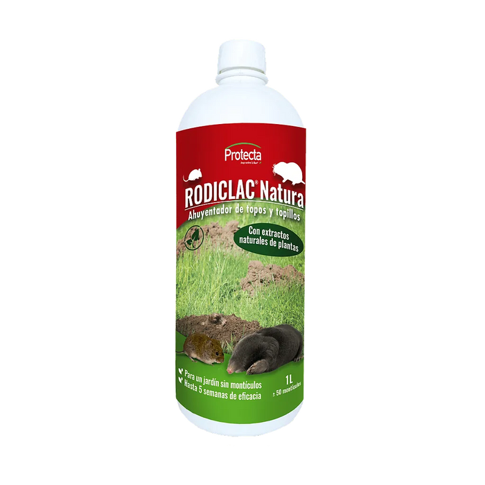 Rodiclac Natura Repelente de Toupeiras e Arganazes 1 litro - Protecta