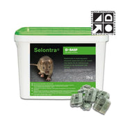 Cebo rodenticida con Colecalciferol 0,075% - Selontra Bloque Blando 3 kg - Remi Hogar