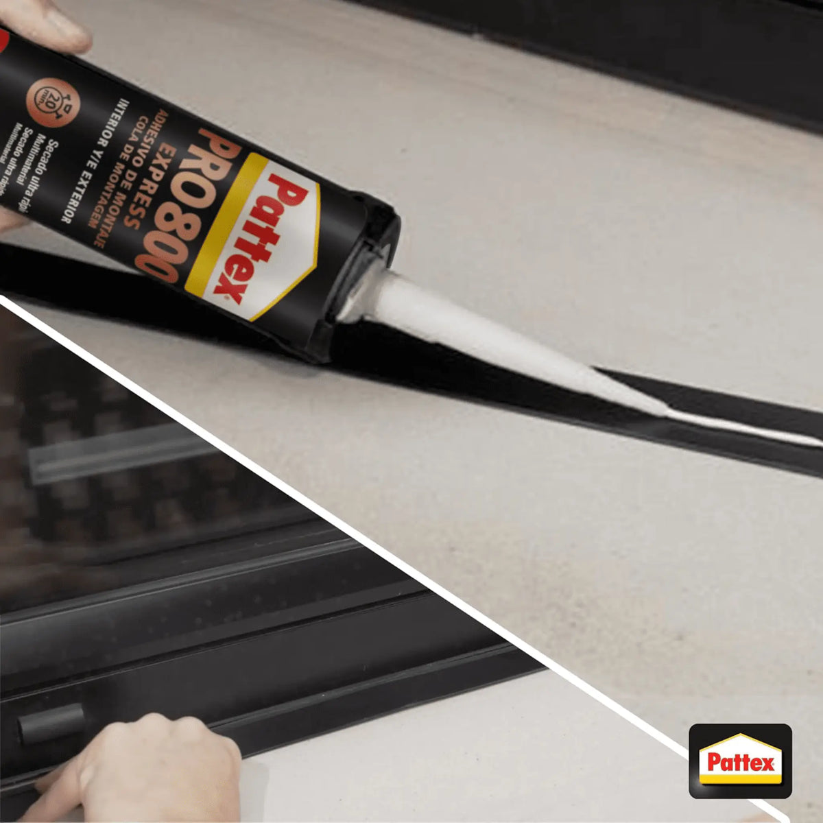 Silicona Express secado ultra rápido - Pattex PRO 800 - Remi Hogar