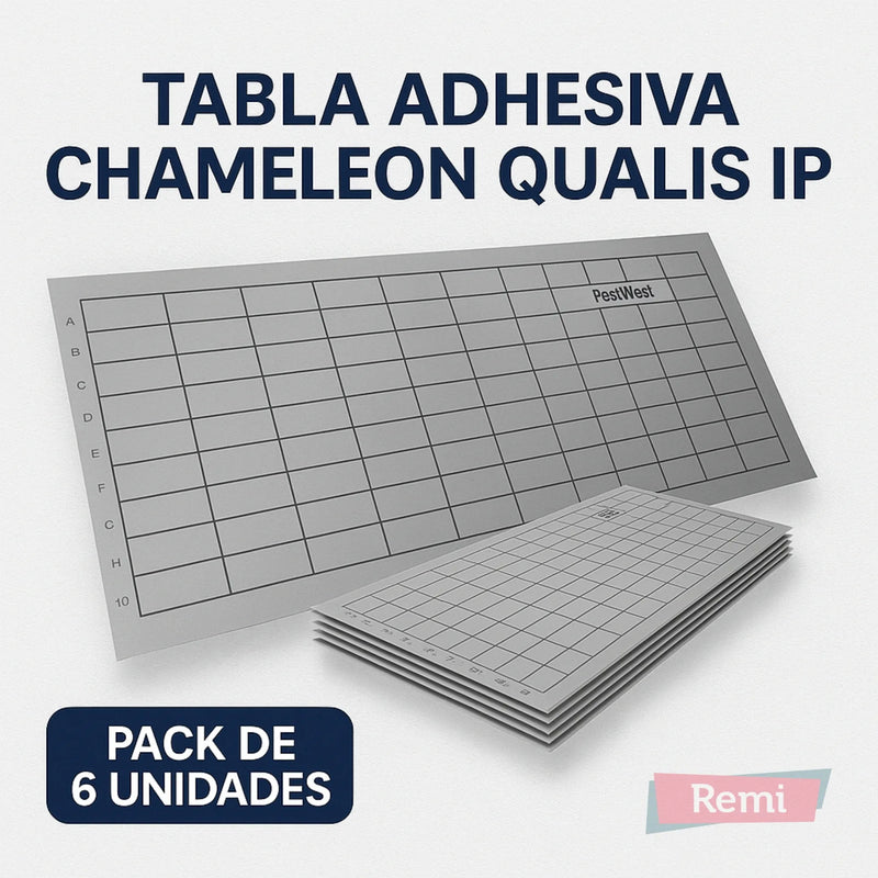 Tabla Adhesiva Chameleon Qualis IP - PestWest - Remi Hogar