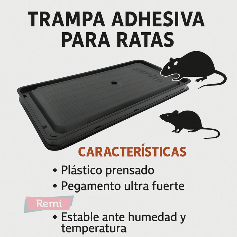 Trampa Adhesiva con pegamento para ratas - Panko - Remi Hogar