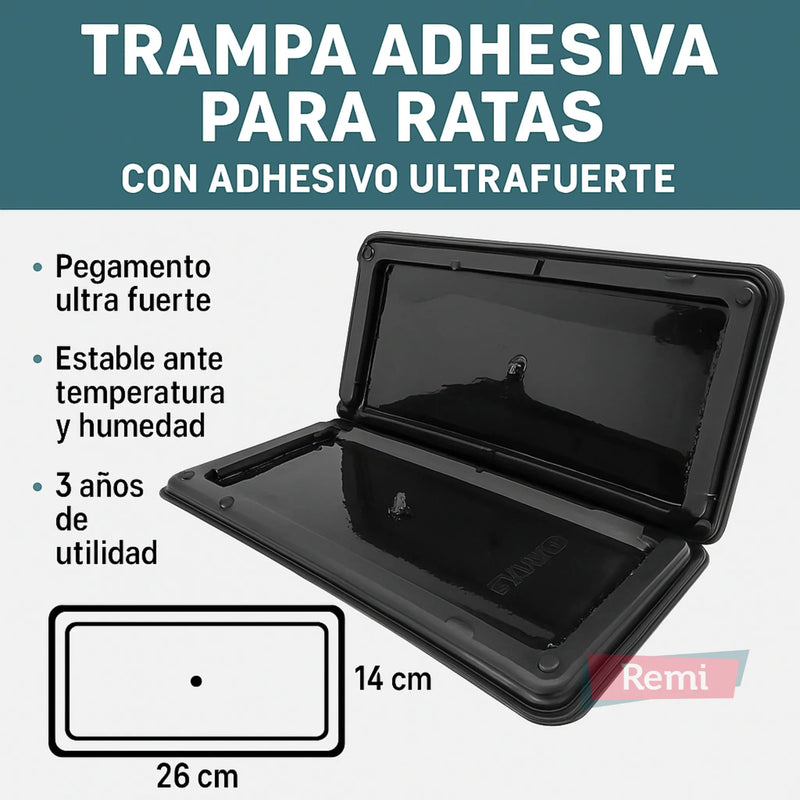 Trampa Adhesiva con pegamento para ratas - Panko - Remi Hogar