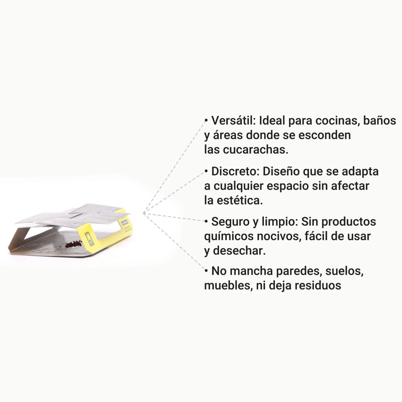Trampa adhesiva Preben cucarachas - Masso - Remi Hogar