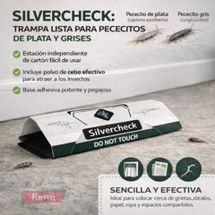 Estación Adhesiva trampa para pez de plata
