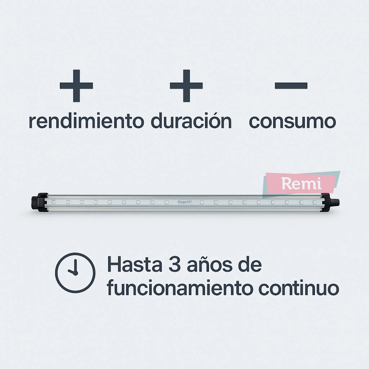 Tubo Genus LED 18 Short para Luralite Cento LED - Remi Hogar