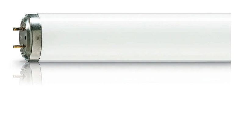 Tubo fluorescente UV Philips TPX 36W para insectocutores, recambio lineal con casquillo de dos pines.
