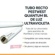 Tubo Quantum BL UV - 20W T12 60 cm - Remi Hogar
