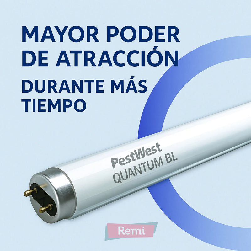 Tubo Quantum BL UV - 25W T8 45 cm - Remi Hogar