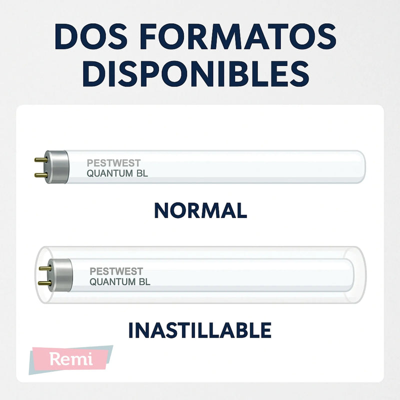Tubo Quantum BL UV - 25W T8 45 cm - Remi Hogar