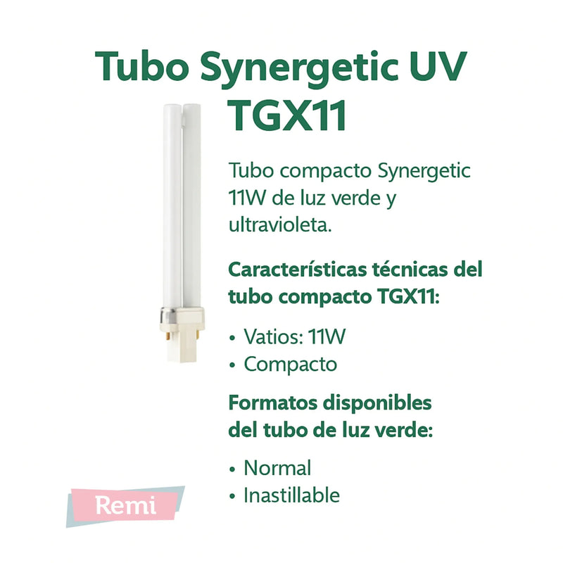 Tubo Synergetic UV - TGX11 - Remi Hogar