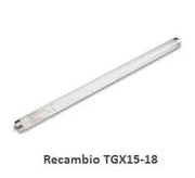 Tubo UV Synergetic TGX 15W T8 de 18 pulgadas para insectocutores, recambio de lámpara ultravioleta para control de insectos voladores.