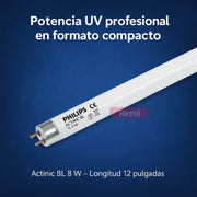 Tubo UV TPX 8W 12" Philips - Remi Hogar