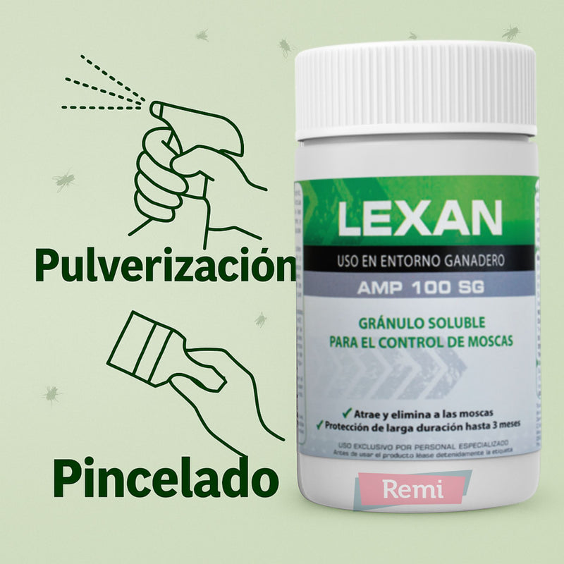 Cebo mosquicida granulado - Lexan AMP 100 SG - Remi Hogar