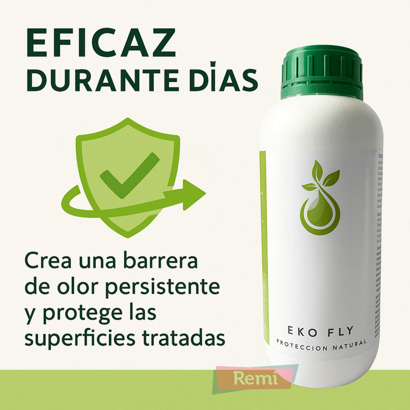 Eko Fly - Deshabituante natural para moscas y mosquitos 1 Litro - Remi Hogar