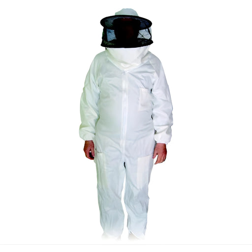 Traje de protección con careta desmontable para control de plagas generales