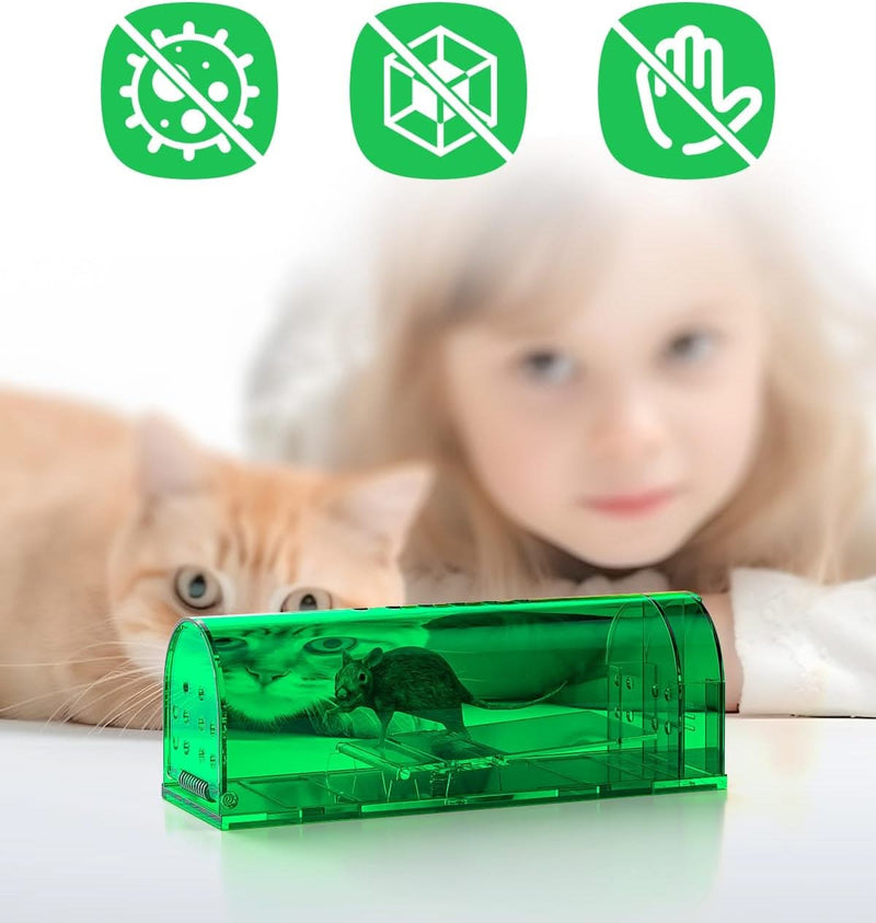 2Pcs Trampa para capturar ratones - Reutilizable - Remi Hogar