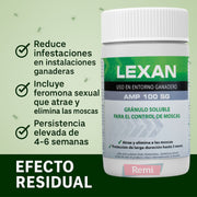 Cebo mosquicida granulado - Lexan AMP 100 SG - Remi Hogar
