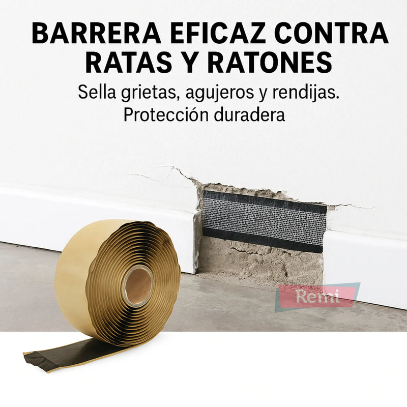 Cinta antiroedores de acero inoxidable - Rat Tape - Remi Hogar
