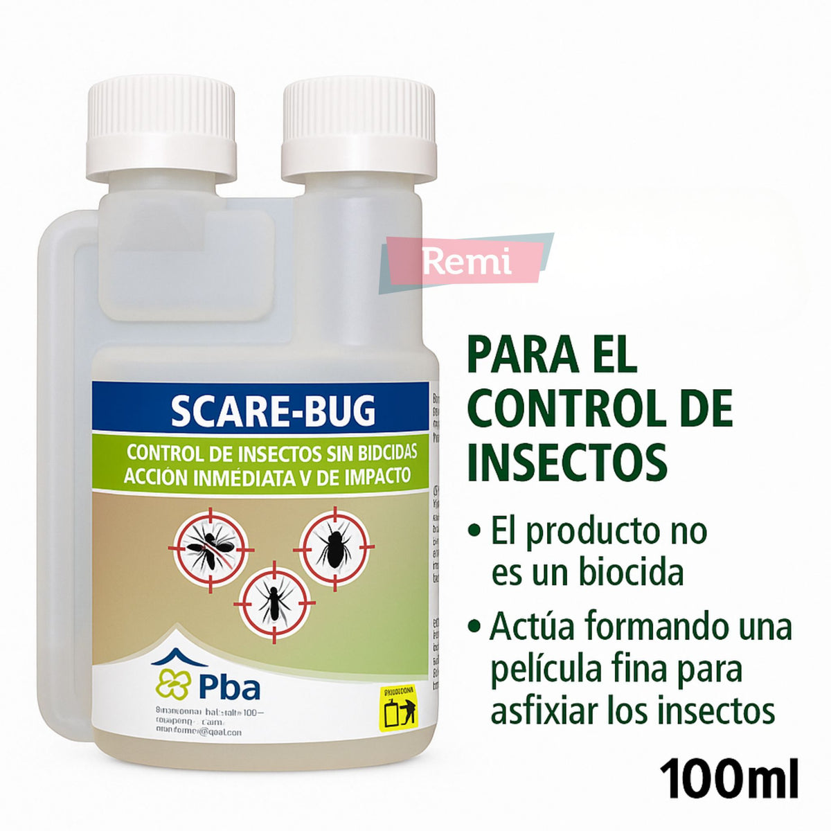 Scare - Bug 100 ml - Concentrado emulsionable - Remi Hogar