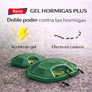 Pack 4 Trampas Gel Hormigas Plus - Remi Hogar - Remi Hogar