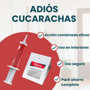 Pack Anti cucarachas Gel + Trampas - Remi Hogar - Remi Hogar