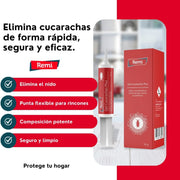 Pack Anti cucarachas Gel + Trampas - Remi Hogar - Remi Hogar