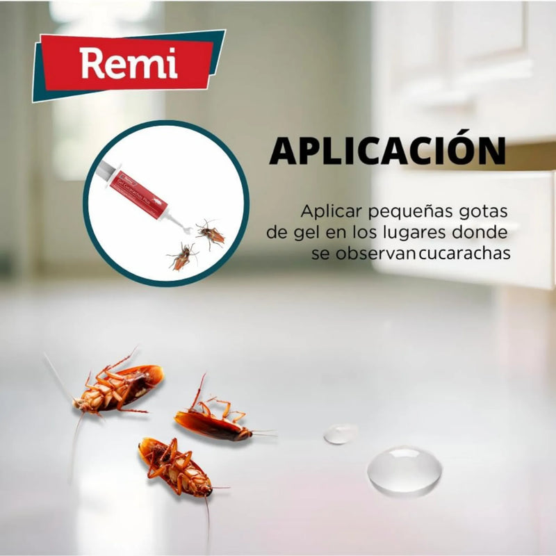 Pack Anti cucarachas Gel + Trampas - Remi Hogar - Remi Hogar