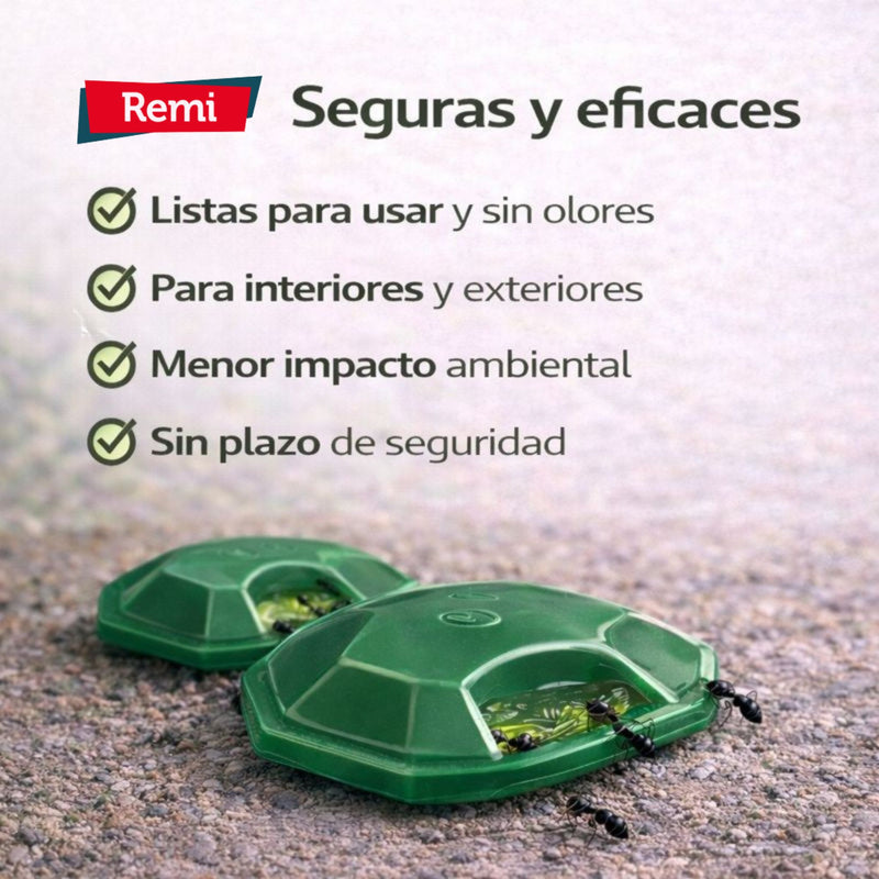 Pack 4 Trampas Gel Hormigas Plus - Remi Hogar - Remi Hogar