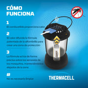 Farol antimosquitos Thermacell para disfrutar del jardín, terraza y camping sin necesidad de sprays