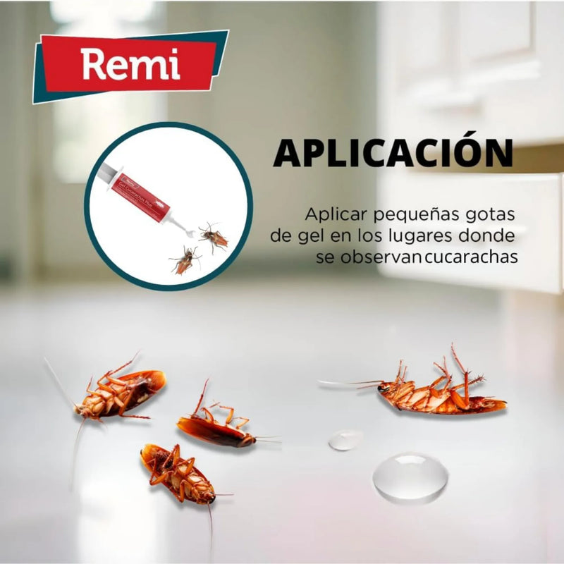 Gel Insecticida Cucarachas 10 gr - Remi Hogar