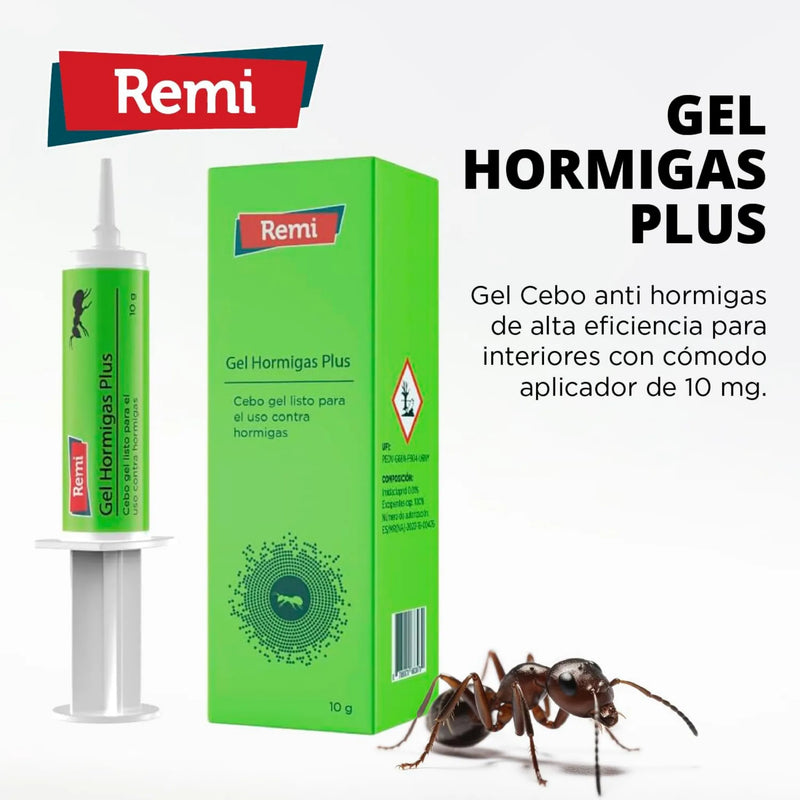 Gel Insecticida Hormigas Plus 10 gr - Remi Hogar