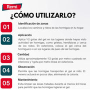 Gel Insecticida Hormigas Plus 10 gr - Remi Hogar