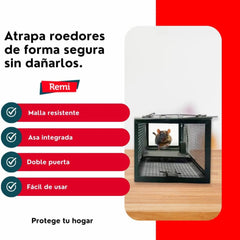 Jaula Captura Ratas y Ratones - Remi Hogar - Remi Hogar