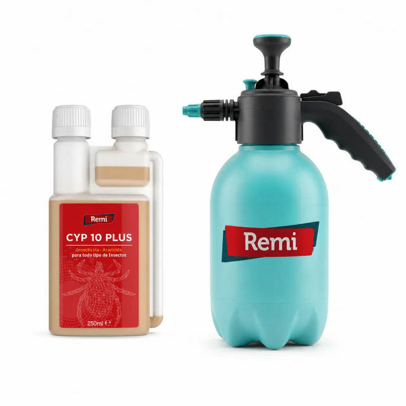 Pack Insecticida Concentrado con cipermetrina y pulverizador