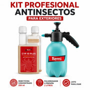Pack Insecticida Concentrado con cipermetrina y pulverizador
