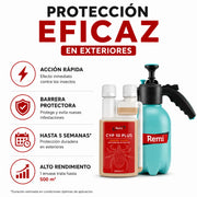 Pack Insecticida Concentrado con cipermetrina y pulverizador