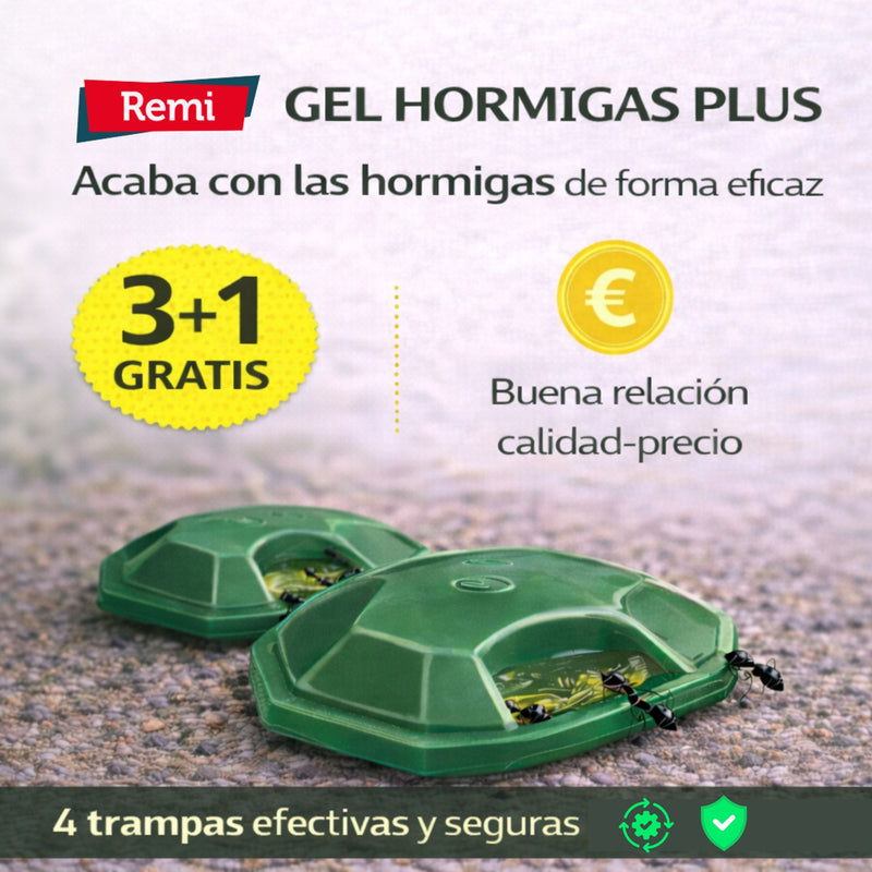 Pack 4 Trampas Gel Hormigas Plus - Remi Hogar - Remi Hogar