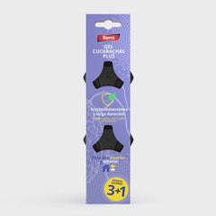 Trampas con cebo en gel para eliminar cucarachas en interiores y exteriores