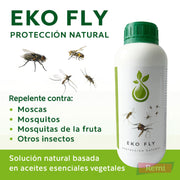 Eko Fly - Deshabituante natural para moscas y mosquitos 1 Litro - Remi Hogar