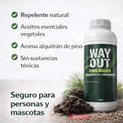 Repelente para Serpientes y Reptiles 1 L granulado – WayOut - Remi Hogar