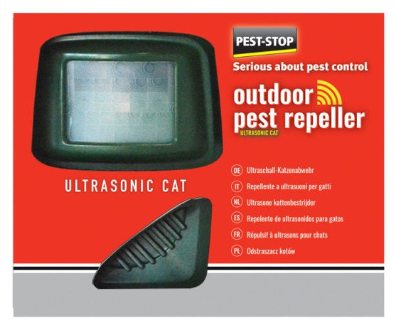 Ahuyentador de Gatos por Ultrasonidos - Pest-Stop