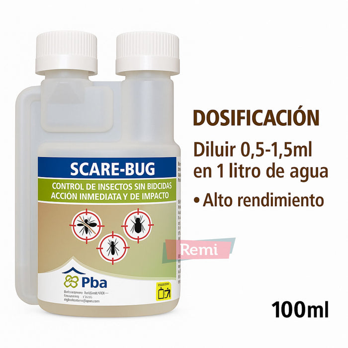 Concentrado emulsionável sem inseticida para insetos - Scare-Bug 100 ml