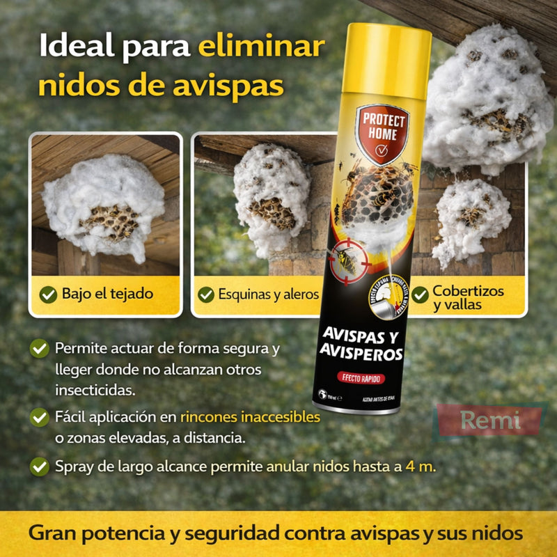 Insecticida Espuma Avispas de largo alcance - Protect Home - Remi Hogar